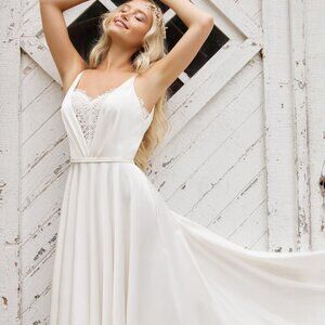 La Perle by Calla Blanche Ambrose LP2206 Wedding Dress Size 12